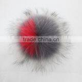 Myfur 2016/2017 Fluffy Wholesale 15cm Colorful Raccoon Fur Pom Poms for Beanie thumbnail-1