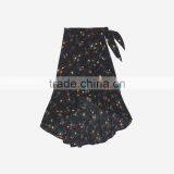THE NEWEST Women Sexy All-over Floral Print Asymmetric Skirt thumbnail-6