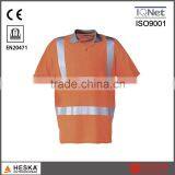 New Design Hivis Men Polo T Shirt With Knitted Coolplus Reflective Tape thumbnail-2