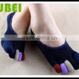 The New Women Summer Pure Cotton Low Cut Boat Toe Socks,new Toe Socks With Sweat-absorbent and Odor-resistant