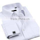 Mens Slim Fit French Cuffs Mens Dress Shirt thumbnail-1