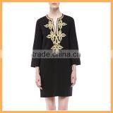 Long Sleeve Embellished Tunic Dress Pakistani thumbnail-1