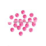 Resin Sewing Buttons Scrapbooking 2 Holes Round Fuchsia 6mm Dia thumbnail-1