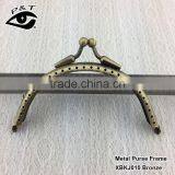 11CM Half Round Shape Bronze Color With Holes Metal Purse Frames for Handbags thumbnail-4