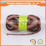 China Textile Knitting Yarn Wholesale Factory Price 100% Acrylic 1/0.8Nm Hollow Tape Yarn for Hand Knitting With Low Price thumbnail-1