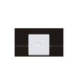 White OEM TEL Branded Electric Wall Switches With Custom Brand Name thumbnail-1