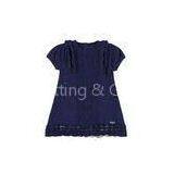 Love Shape Summer Fashion Round Neck Blue Small Baby Knitting Dress Patterns thumbnail-1