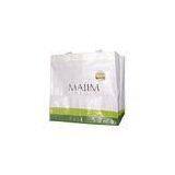 White Folding 120G PP Non-Woven Shopping Bag Heart Transfer Printing thumbnail-1