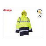 Fluorescent Reflective Multi Pocket Winter Workwear S / M / L With Hooded