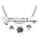 311 Iron on Acrylic Stone Hot-fix Heat Transfer Rhinestone Motif Design 1