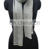 Plain Pashmina Wool Scarfs in HB,Twill thumbnail-3