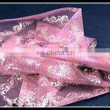 2016 Best Selling Christmas Wrapping Packing Roll Foil Printed Organza Gift Wrap thumbnail-3