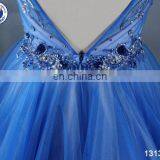 Bling Bling Ice Blue Short Puffy Homecoming Dress Made in China thumbnail-6