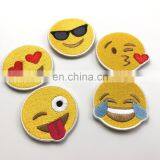 Cheap Price Cute Items Woven Emoji Patches