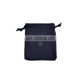 Black Embossing Logo Small Pouch/velvet Pouch/micro Suede Pouch thumbnail-1