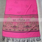 cashew jacquard pashmina shawl & scarf 70*180cm add 2*10cm fringe good quality