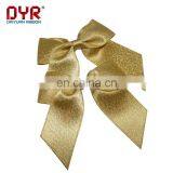 Gold Ribbon Bow With Elastic Loop thumbnail-2
