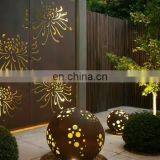 cheap decorative laser cut metal screen room dividers