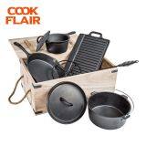 Cast Iron Cookware 7pcs Set