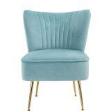 Velvet Single Leisure Chair for Living Room thumbnail-1