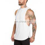 Bodybuilding Fitness Custom Logo Printing Design Mens Gym Men Cotton Polyester Tank Tops thumbnail-1
