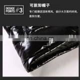 Mens Down Filled Nylon Bubble Puffer Waterproof Windproof Thick Coat thumbnail-3