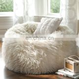 3 4 5 6 7 8ft faux fur eco friendly oversized chair furry plush fluffy  big sofa bed modular lounger cloud bean bag cover
