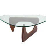 Replica Isamu Noguchi Coffee Table Natural Wood Coffee Table Dark Wood Coffee Table thumbnail-2