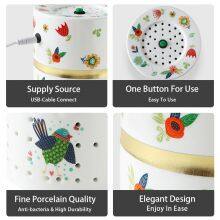 Ceramic Air Purifier LED-UV Disinfection 5V USB thumbnail-2