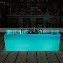 China Wholesale Beer Wine Champagne Led Custom Glowing Ice Bucket,led Ice Cooler thumbnail-2