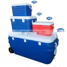 Wholesale Combos Cooler Box Set Outdoor Camping Food Fruit Drink Cans Plastic Ice Box