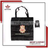 Logo Imprinted Available Polyester Foldable Shopping Bag thumbnail-1