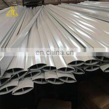 Aluminum Oval Shutter Window Profile, AluminIum Sunshade Window Extrusions,Anodized Aluminium Profile thumbnail-4