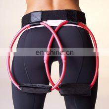 Custom Workout Pink Ankle Fitness Gym Latex Resistance Bands Tube Set thumbnail-3