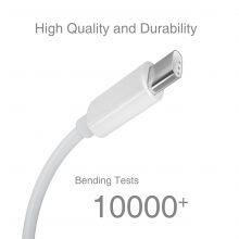 2 in 1 Type C to Type C and USB-A Cable 100W Fast Charging 5A USB-C Data Cable for Macbook Pro thumbnail-5