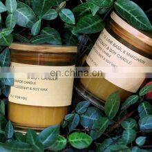 OEM Private Label Scented Candle Luxury Candle Jars With Wooden Lids Candles Scented Luxury With Fragrance For Sales thumbnail-4