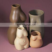 Nordic Body Vase Ins Ceramic Vases for Home Decor Craft Decoration thumbnail-2
