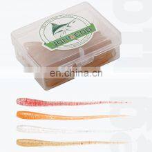 JOHNCOO 50pcs/box Soft Worm Rock Fish Lure Ocean Rock Lure Soft Fish Wobblers Carp Pesca Peche Soft Bait Jig Lure thumbnail-1