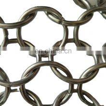 Factory Supply Aluminum Alloy Round Chainmail Ring Mesh Curtains