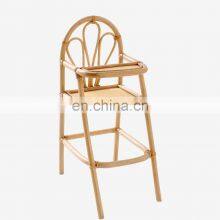 High Quality Rattan Feeding Chair Kids Furniture Retro Boho Child Dinning Chair Best Price Vietnam Manufacturer Wholesale