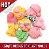 Unique Design Christmas Day Silicone Fondant Cake Molds thumbnail-1