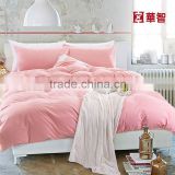 stone washing cotton bedding sets, linen bed sheets set queen size