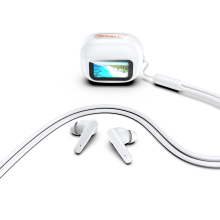 UI TWS Bluetooth V5.3 Earbuds With LED Display Screen Keychain Wireless Lanyard Anti-Rope Earphones Headset thumbnail-5