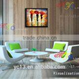 100%handmade Beautiful Knife Oil Painting thumbnail-3