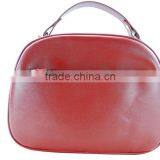 New Style Maroon pu Leather Ladies Handbag thumbnail-1