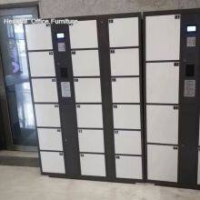 Public Space Smart E-Locker Weatherproof Design 18 Door Park Museum Library Visitor Bag Storage RFID Technology thumbnail-3