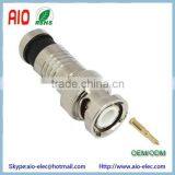 Compression BNC Male Plug Connector for RG59 Coaxial Cable thumbnail-5