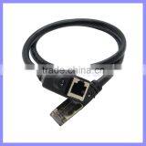 30cm/1M RJ45 Male to Female Screw Panel Mount Ethernet LAN Network Extension Cable