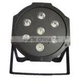 7pcs 10w Flat Led Par Rgbw for dj Stage Wall Wash Effect Dmx512 Ac110-240v Good Cheap Price