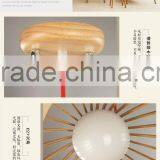 Modern Vintage Fancy Style Wood Pendant Lamp Lighting JK-8005B-03 Wooden LED Pendant Light thumbnail-5